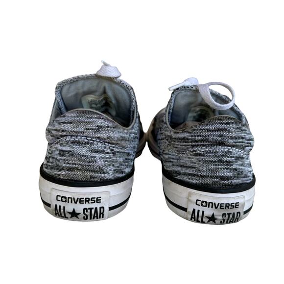 Converse Chuck Taylor All Star Heathered Gray Silver Sneakers Womens Size 7 - Picture 4 of 8